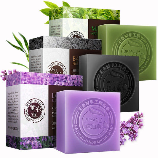 BIOAQUA Natural Organic Herbal Essential Oil Soap