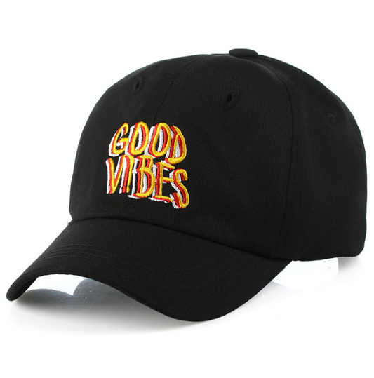 Good Vibes embroidery baseball cap