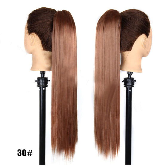 24” Synthetic Blend Straight Hair Ponytail
