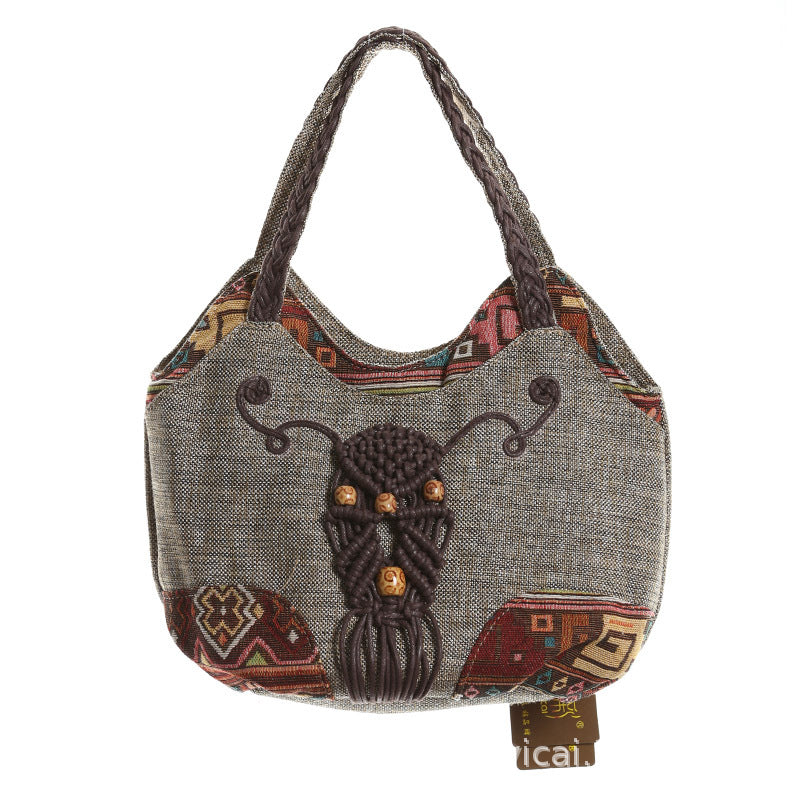 Yunnan style Canvas handbag