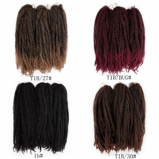 18” Two Toned Marley Braid Synthetic Hair