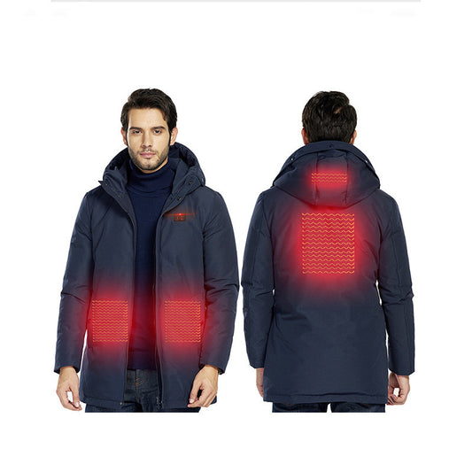 Smart heating down jacket