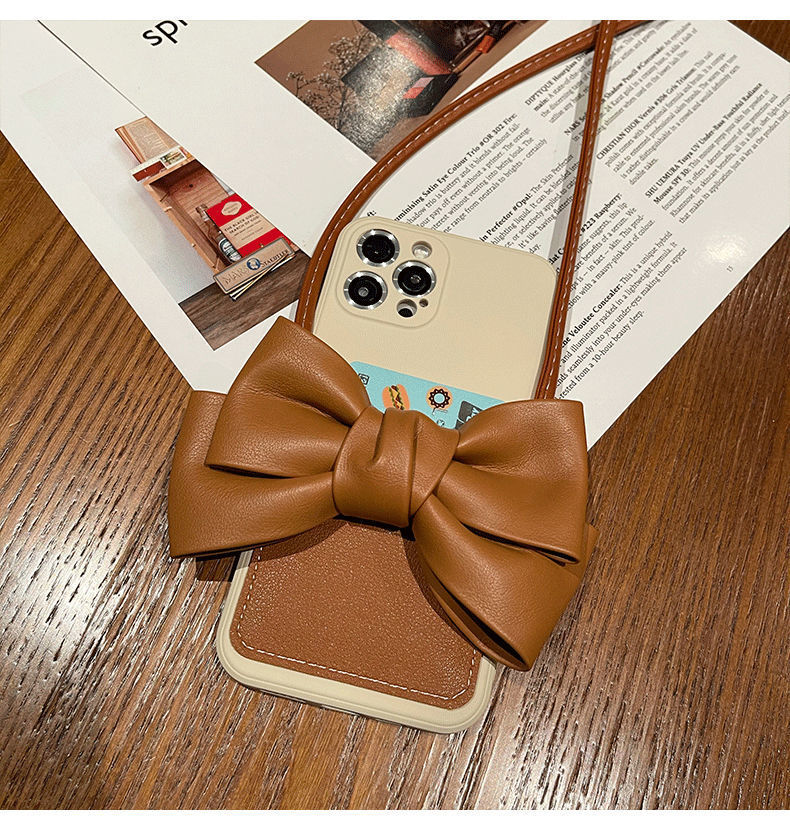 Lady’s All Inclusive Fashion Cellphone Bow Knot Shoulder Strap