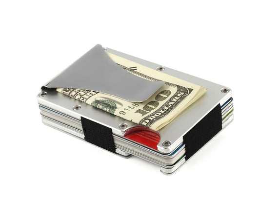 New RFID Protection Technology Stainless Steel Card Holder Cassette
