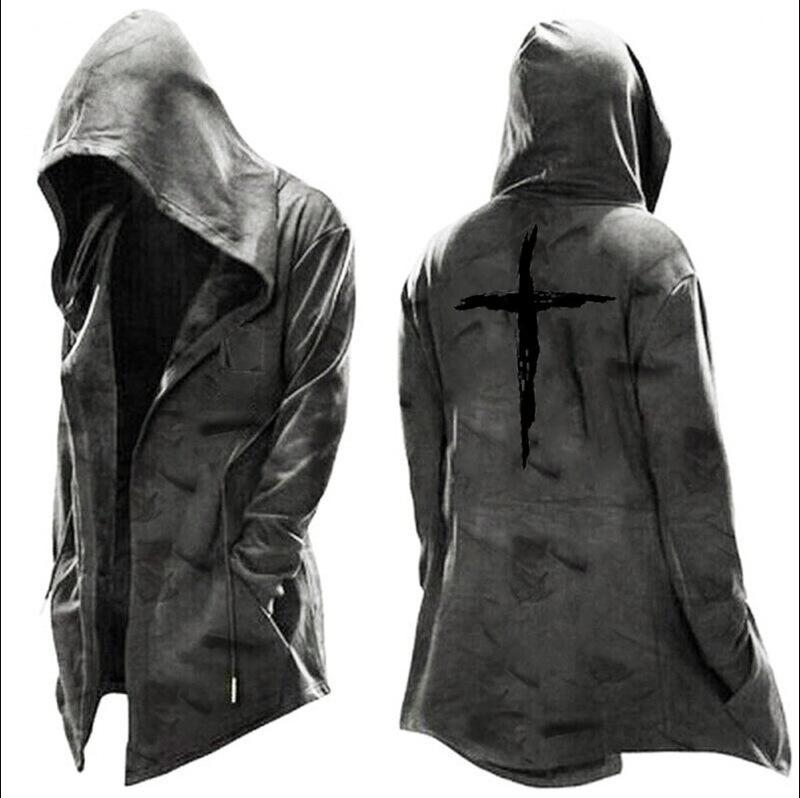 Men's Clothing New Cloak Simple Casual Hooded
