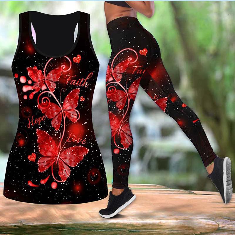 Women's Digital Printing Hollow-out Vest