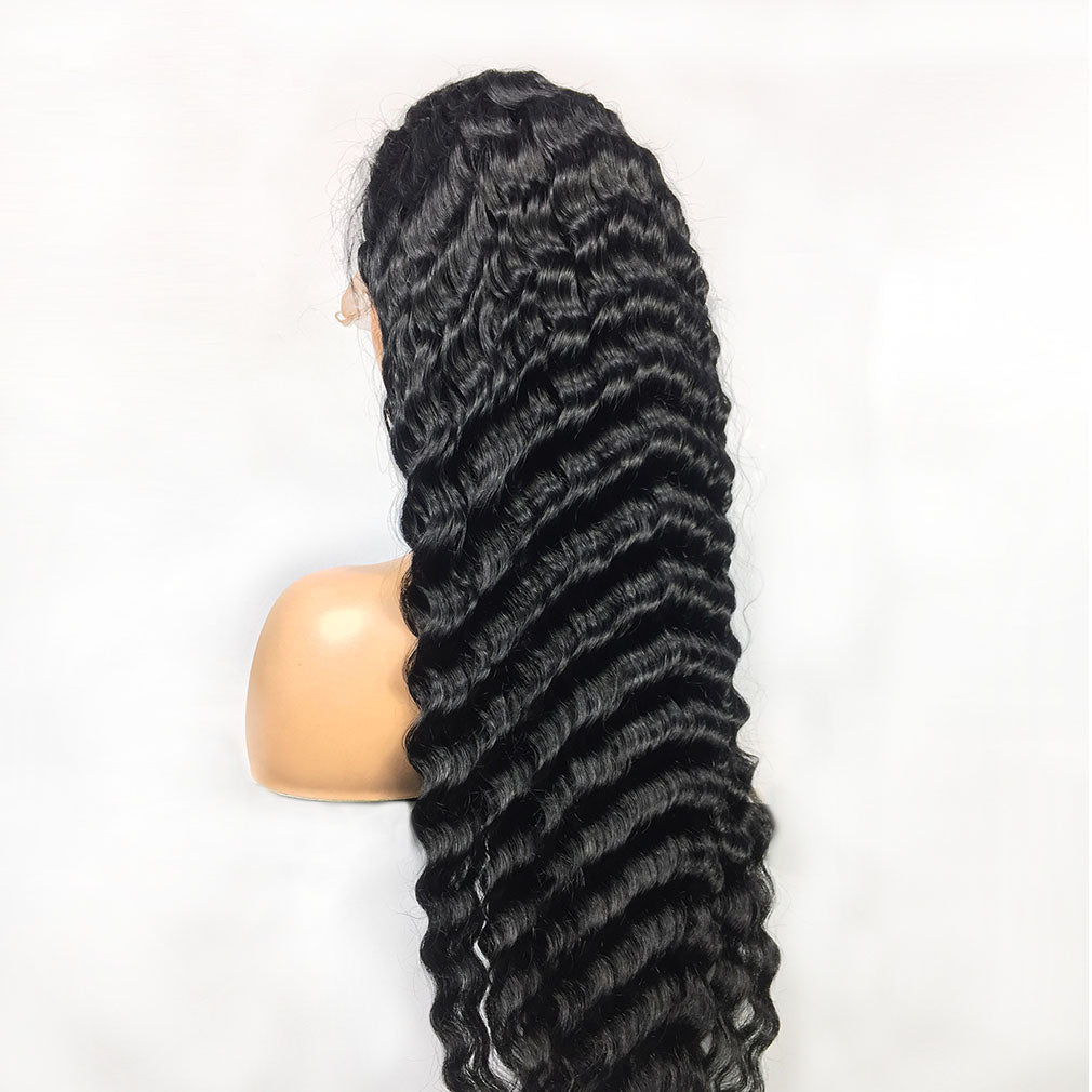 Pineapple Wave Human Hair Lace Frontal Wigs