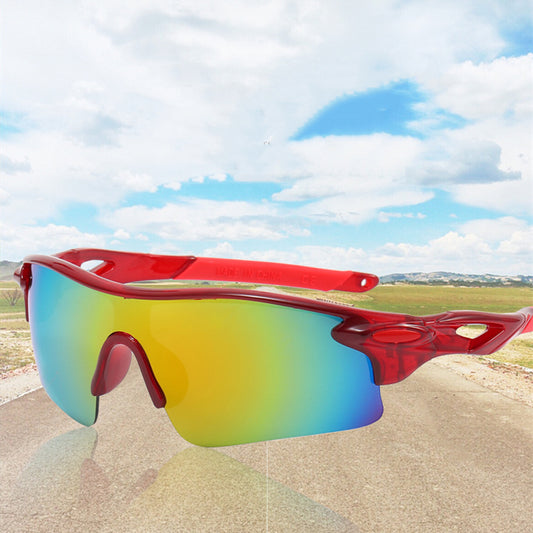 Men Women Colorful Cycling Sunglasses Bicycle Windproof Outdoor Athletic Glasses