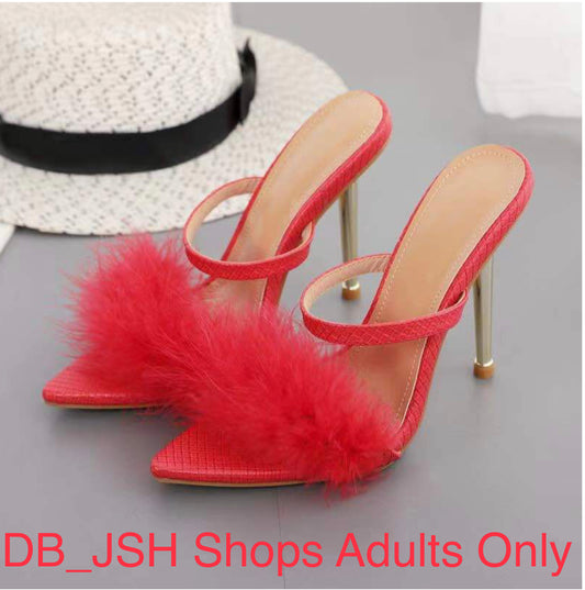 Divine Beauty by JSH | Clothing and Apparel | Footwear | Adults Only | Fur Slippers
